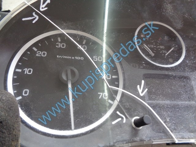 tachometer na citroen berlingo III, 1,6hdi, 9801642080